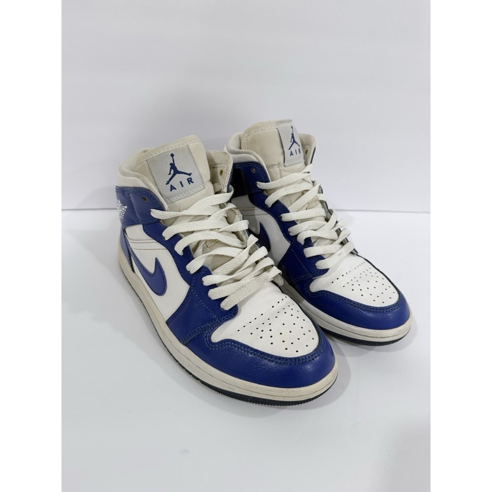 Air Jordan 1 Mid Kentucky Blue, Women's 7 - Picture 3 of 7